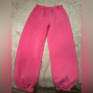 No Boundaries Bright Pink Joggers